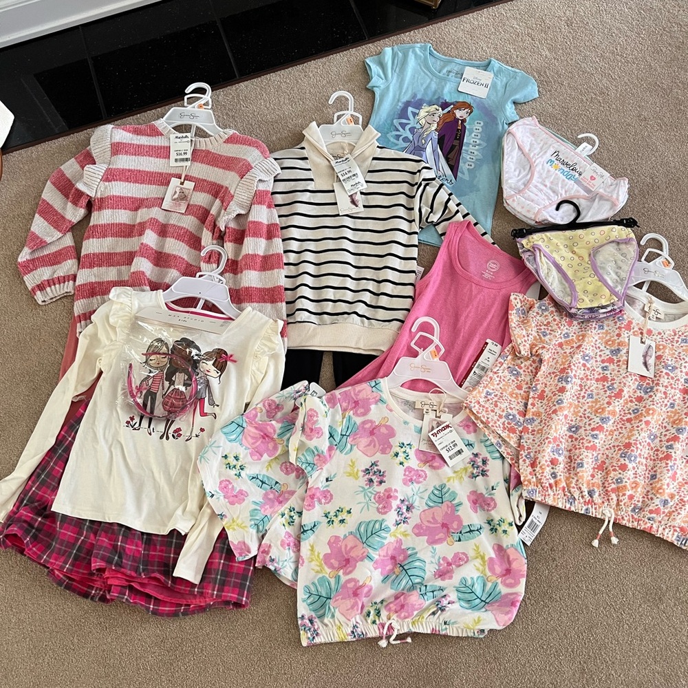 Marshalls Pink and White Striped Sweater and other matching sets bundle